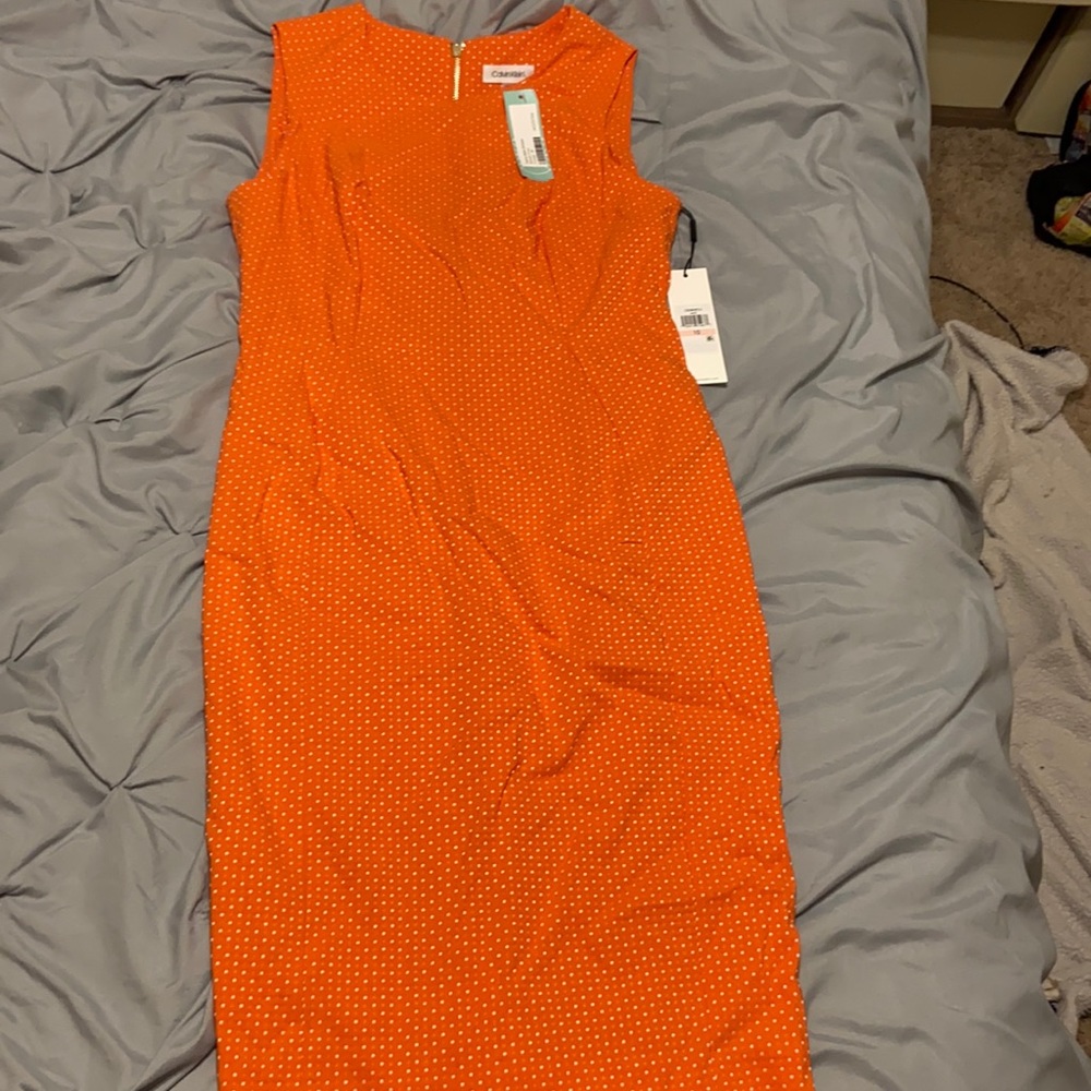 Calvin Klein form-fitting dress - NEVER WORN